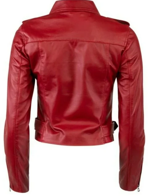 Last Christmas Emilia Clarke Biker Jacket-1