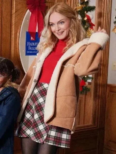 Best Christmas Ever Heather Graham Shearling Jacket
