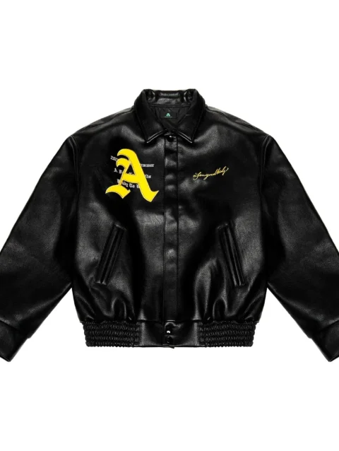 Racing Ferrari Leather Jacket