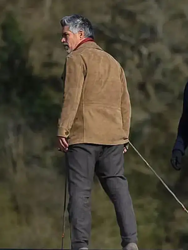 Esai Morales Mission Impossible 7 Brown Suede Jacket-4