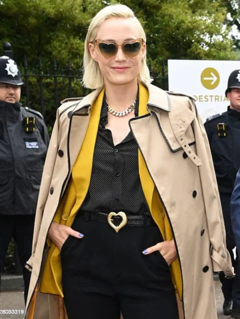 Pom Klementieff 2023 Brown Trench Coat