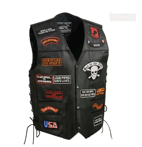 Pre-Patched Bikers Vest