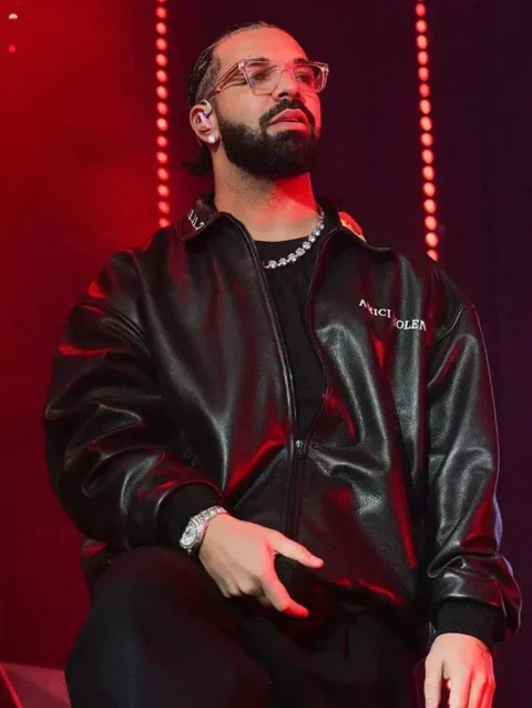 Drake Amici Violente Leather Jacket