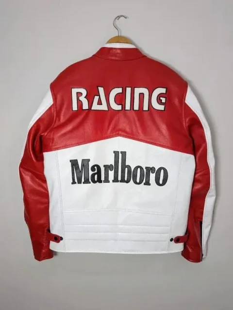 Marlboro Biker Leather Jacket-1