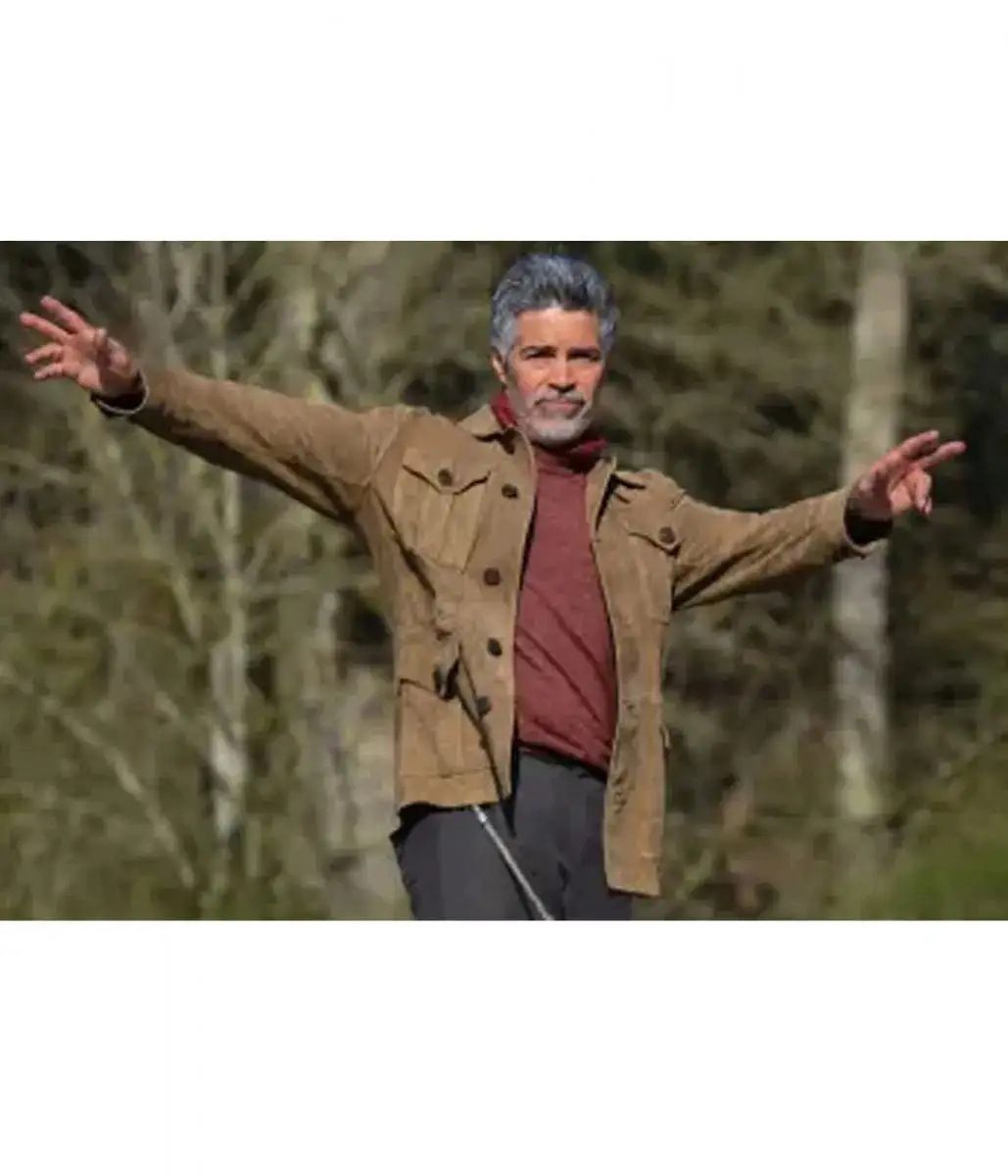 Esai Morales Mission Impossible 7 Brown Suede Jacket