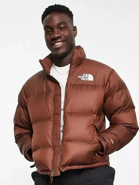 North Face Brown Puffer Jacket