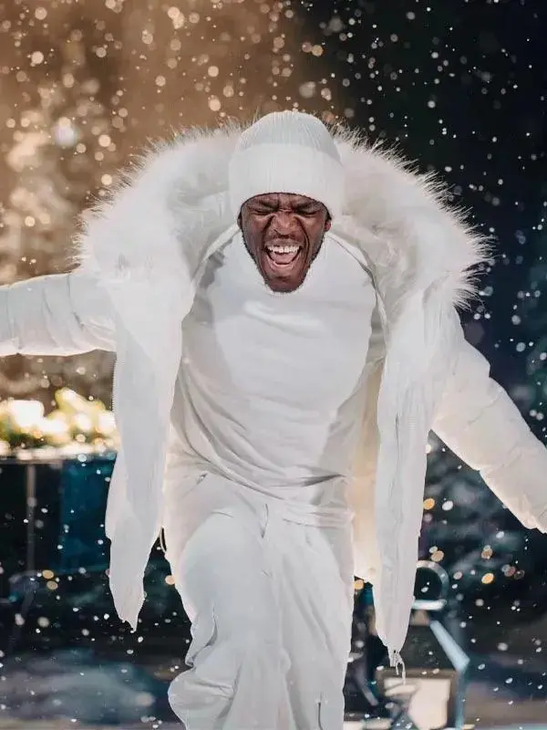 Ft. Jme: Christmas Drillings Sidemen Puffer Jacket-2