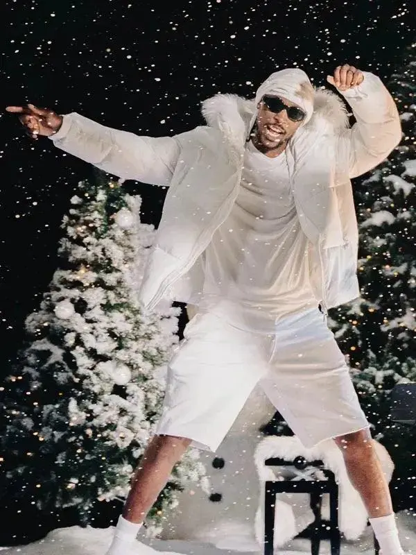 Ft. Jme: Christmas Drillings Sidemen Puffer Jacket - Image 3