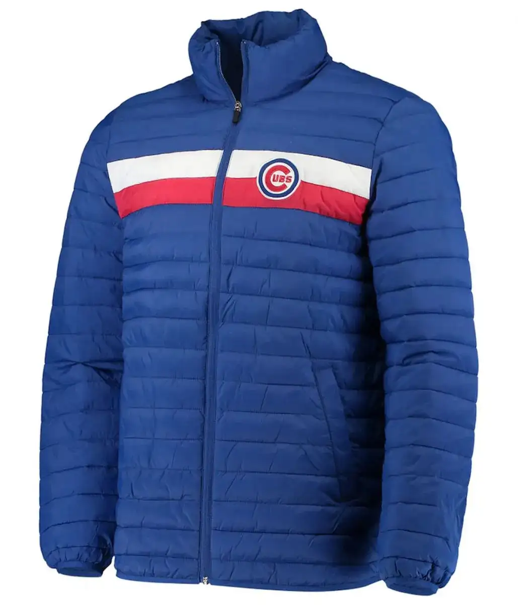 Chicago Cubs G-III Sports Royal Blue Full-Zip Jacket - Image 3