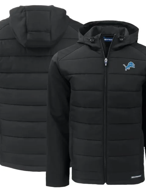 Cutter & Buck Detroit Lions Evoke PrimaLoft Hybrid Eco Softshell Jacket-1