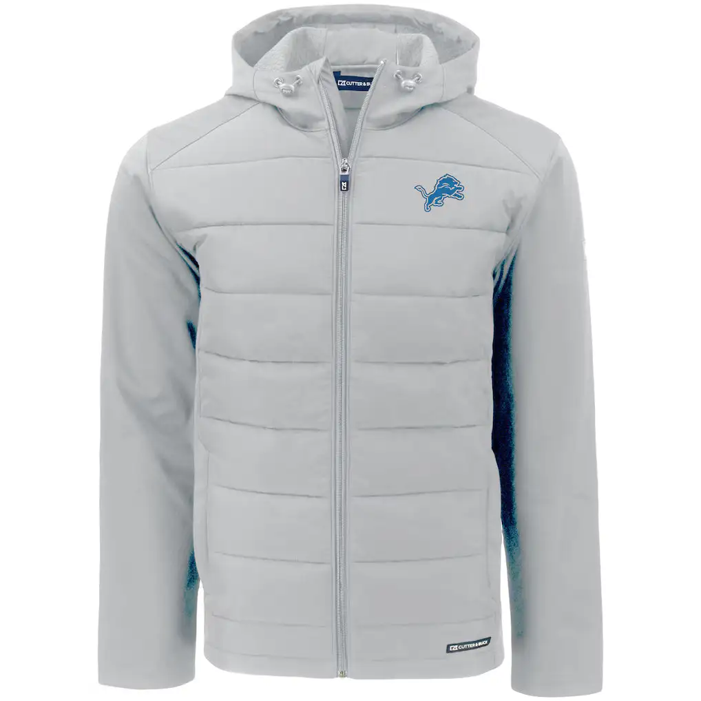 Cutter & Buck Detroit Lions Evoke PrimaLoft Hybrid Eco Softshell Jacket-4