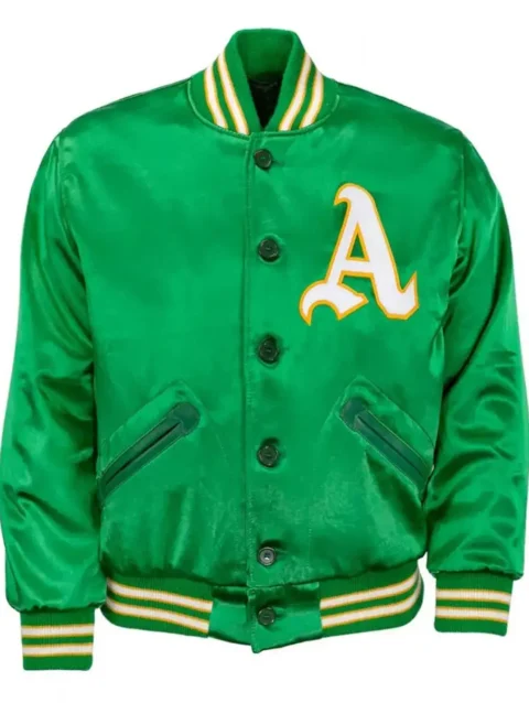 Oakland Athleticss 1968 Bomber Green Jacket